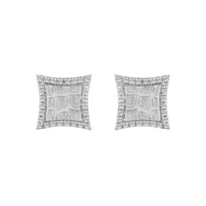0.25 Ct Round Diamond Earrings For Women In Sterling Silver Stylish Ladies Jewelry Gift
