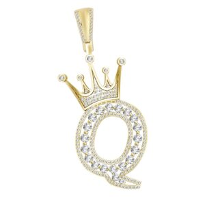MEN'S PENDANT 1.00CT ROUND DIAMOND 10K YELLOW GOLD