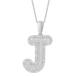 MEN'S CHARM 0.40CT ROUND DIAMOND 10K WHITE GOLD