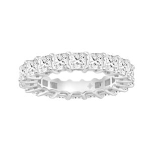 LADIES ETERNITY BAND 6CT PRINCESS DIAMOND 14K WHITE GOLD